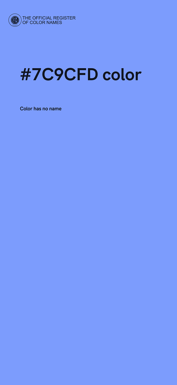 #7C9CFD color image