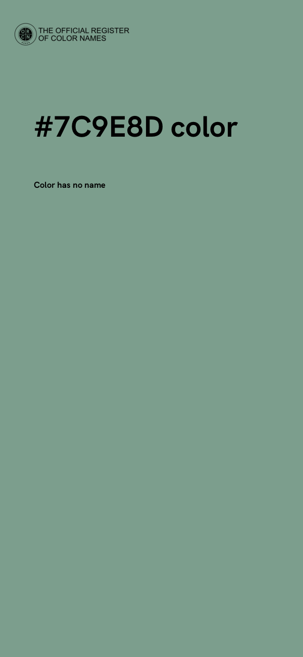 #7C9E8D color image