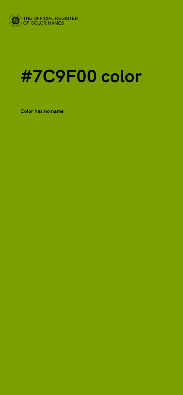 #7C9F00 color image