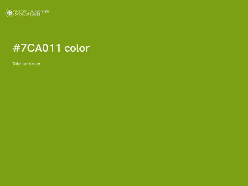 #7CA011 color image
