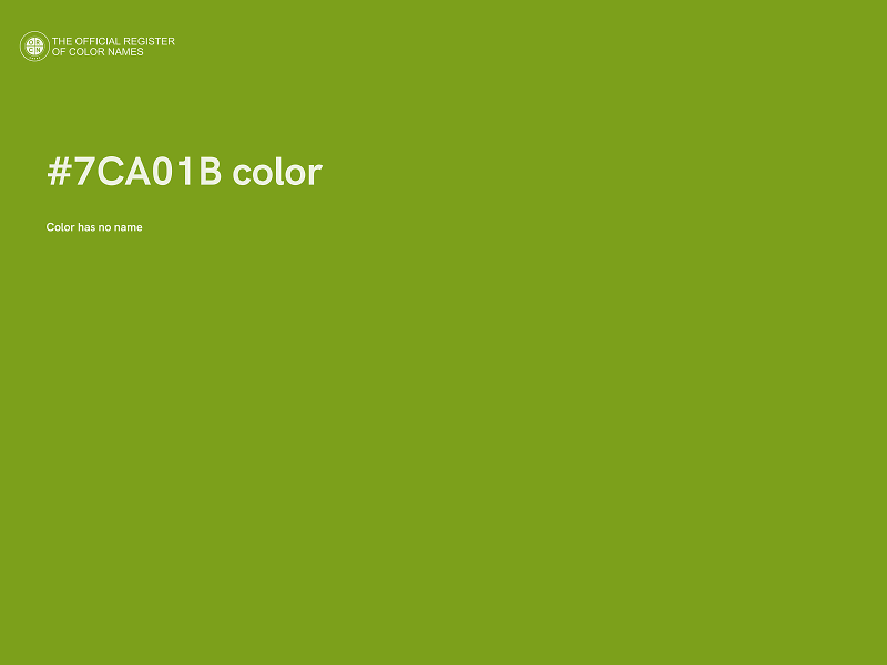 #7CA01B color image