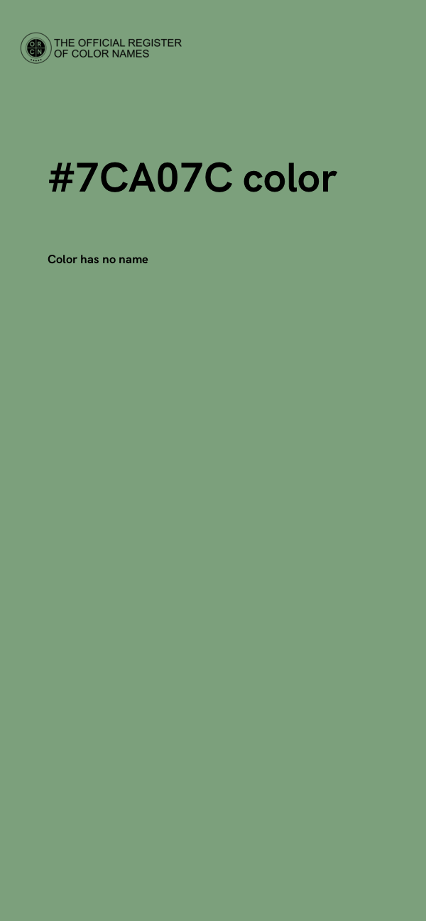 #7CA07C color image