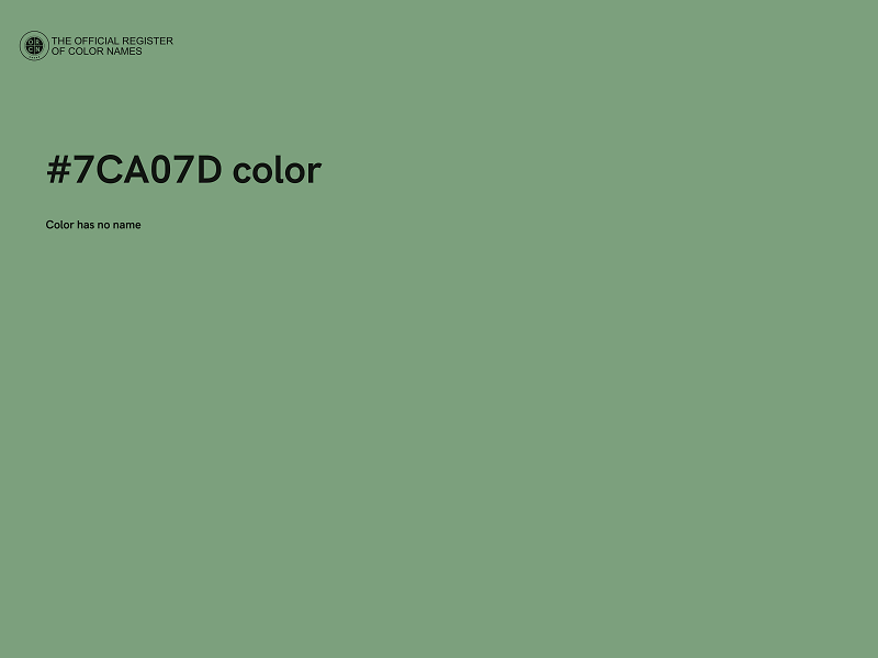 #7CA07D color image