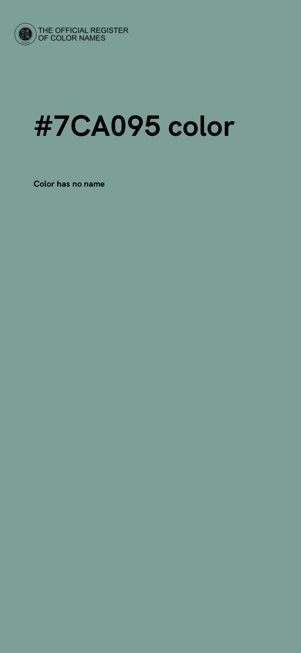 #7CA095 color image