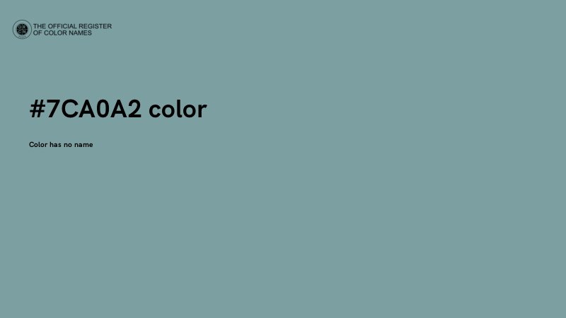 #7CA0A2 color image
