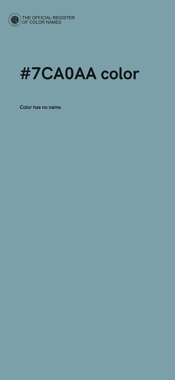 #7CA0AA color image