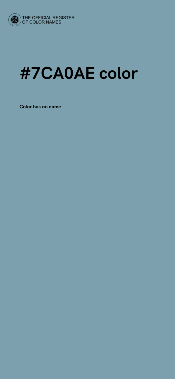 #7CA0AE color image