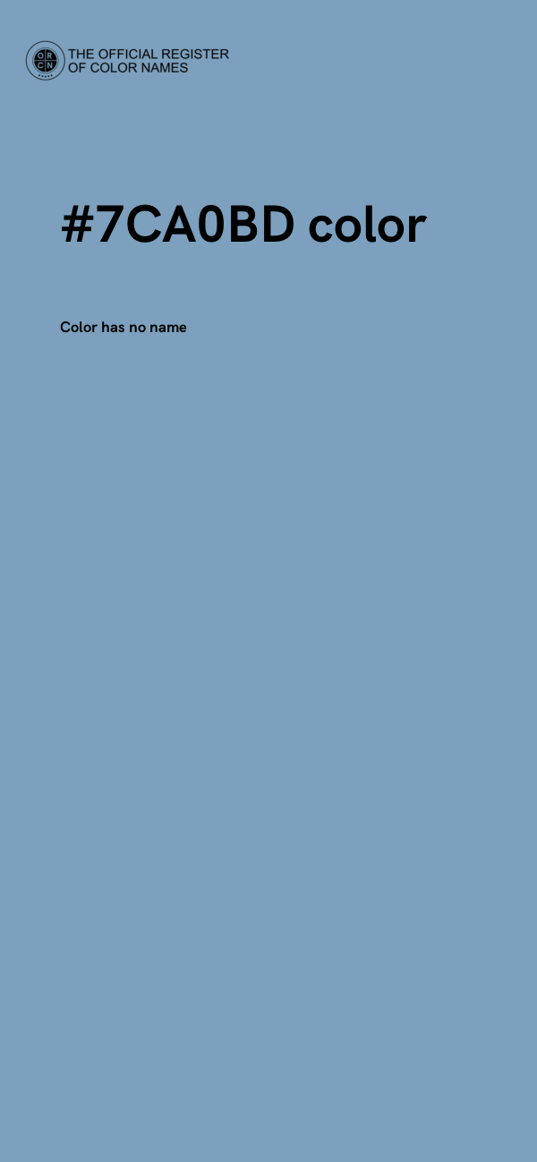 #7CA0BD color image