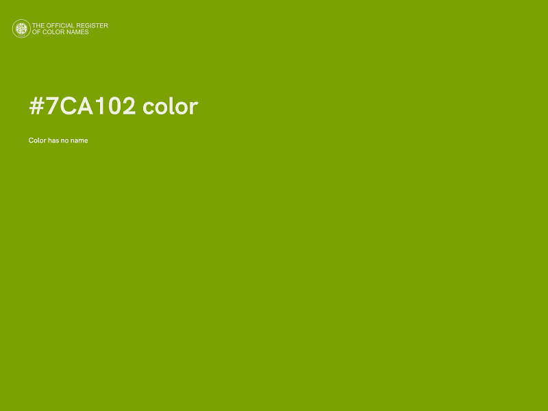 #7CA102 color image