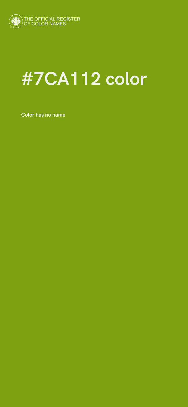 #7CA112 color image