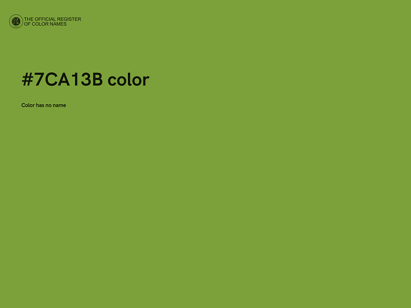 #7CA13B color image