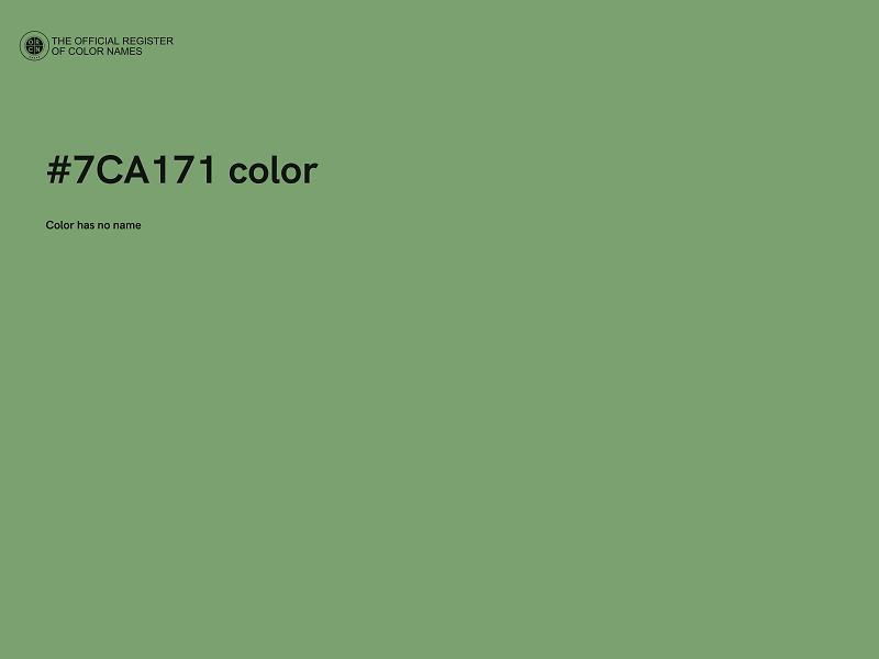 #7CA171 color image