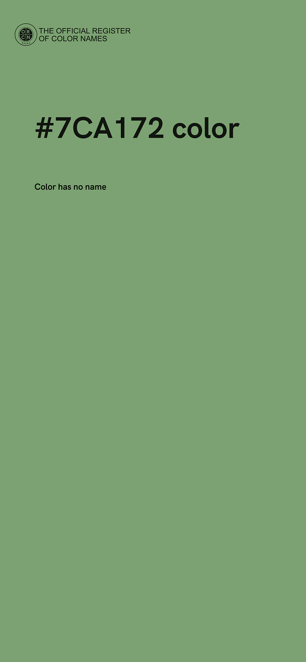 #7CA172 color image