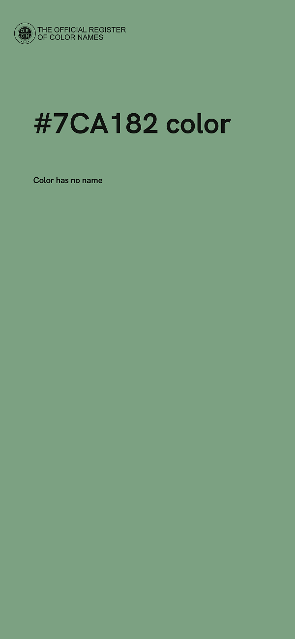 #7CA182 color image