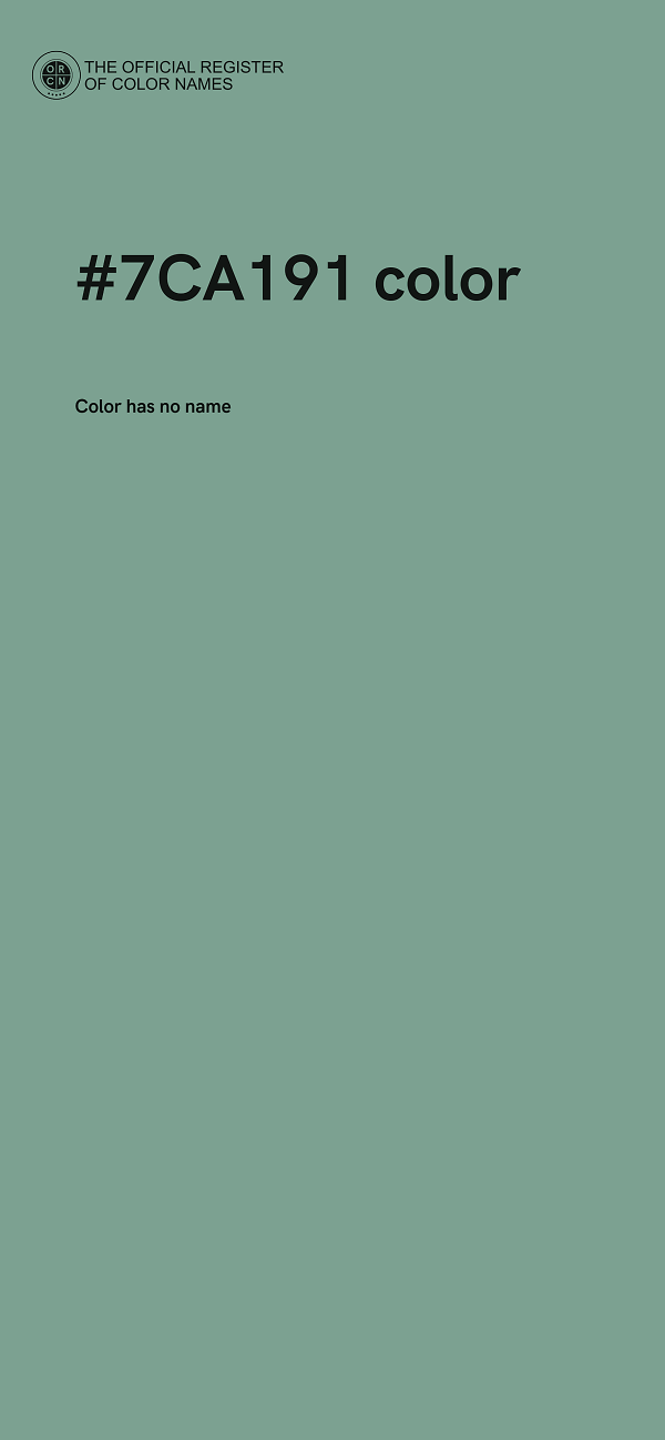 #7CA191 color image