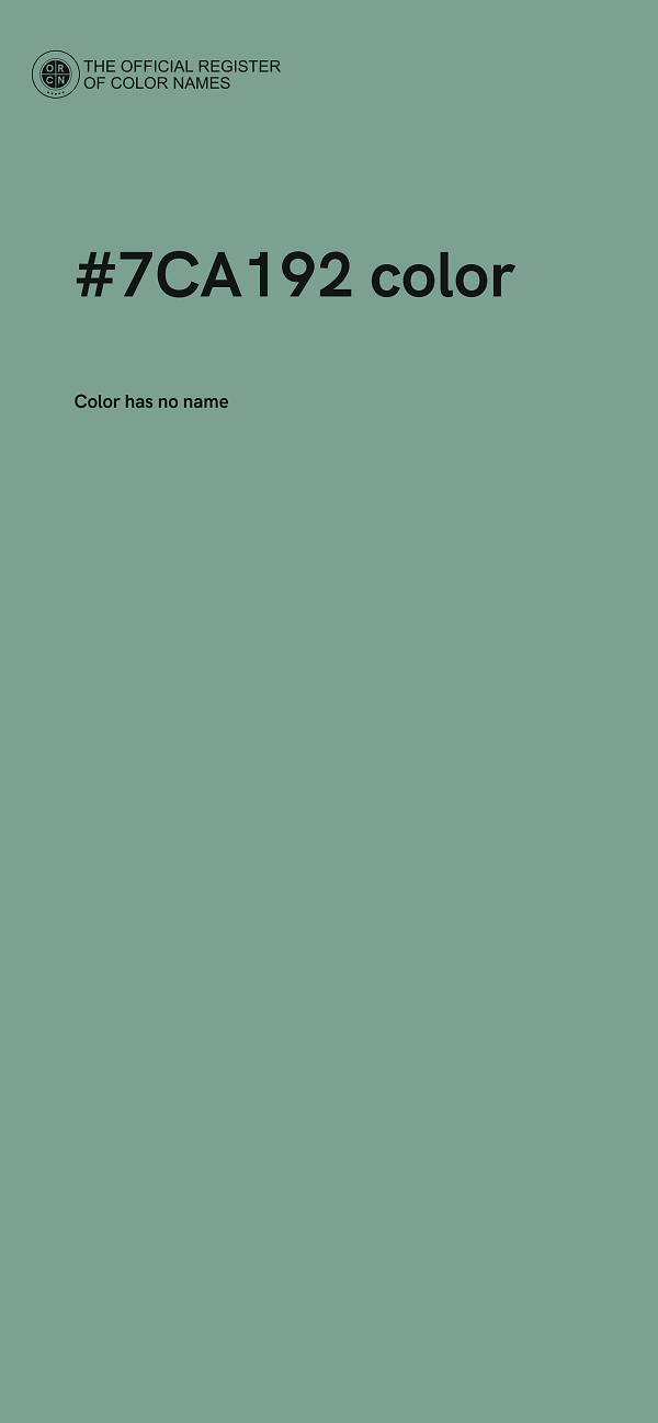#7CA192 color image