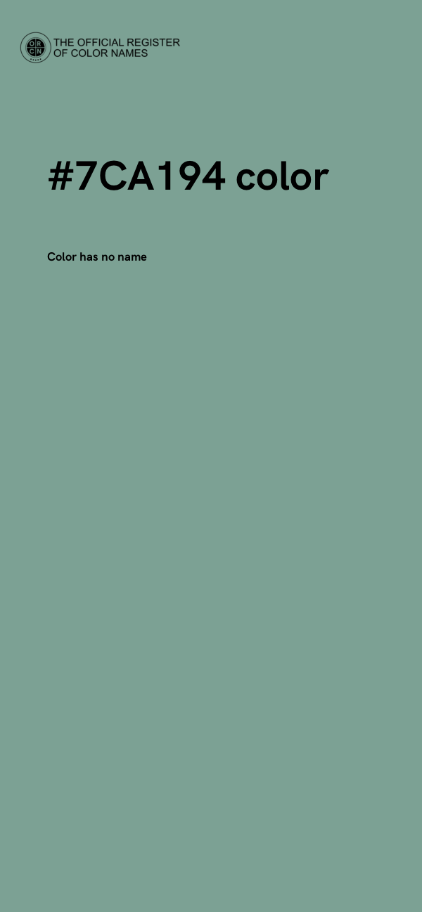 #7CA194 color image