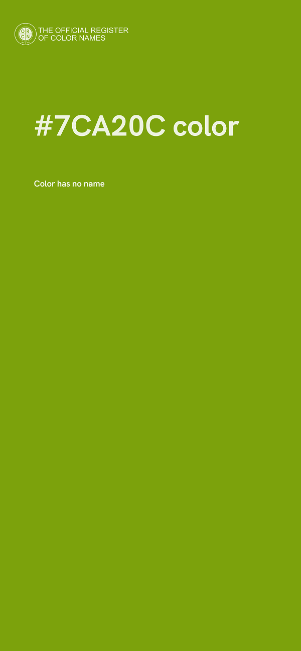 #7CA20C color image