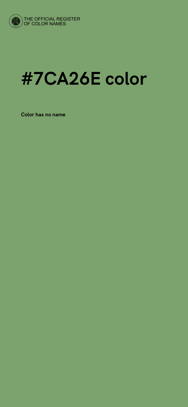 #7CA26E color image