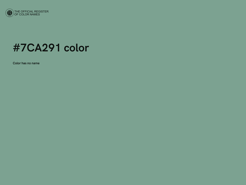 #7CA291 color image