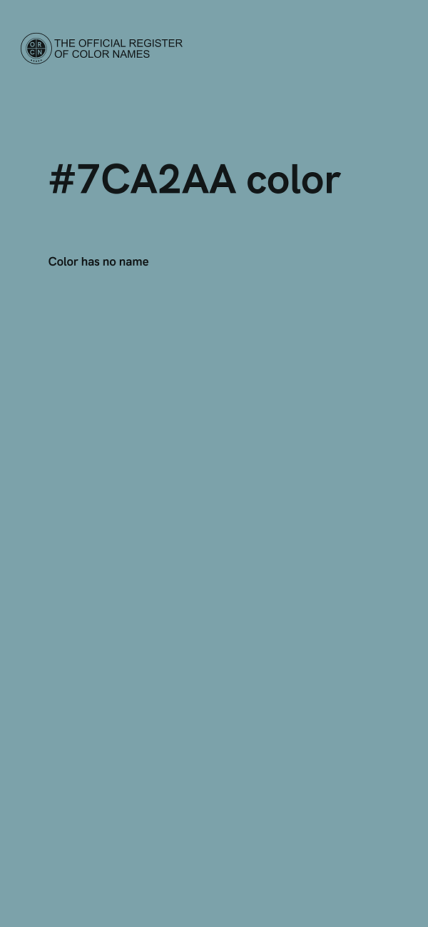 #7CA2AA color image