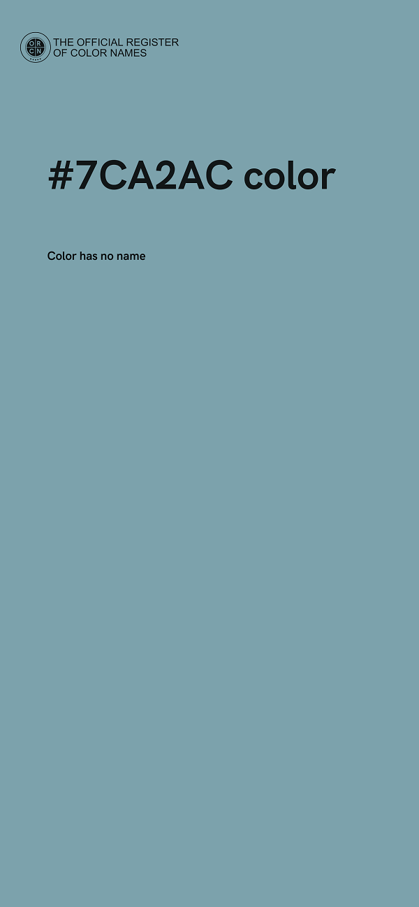 #7CA2AC color image