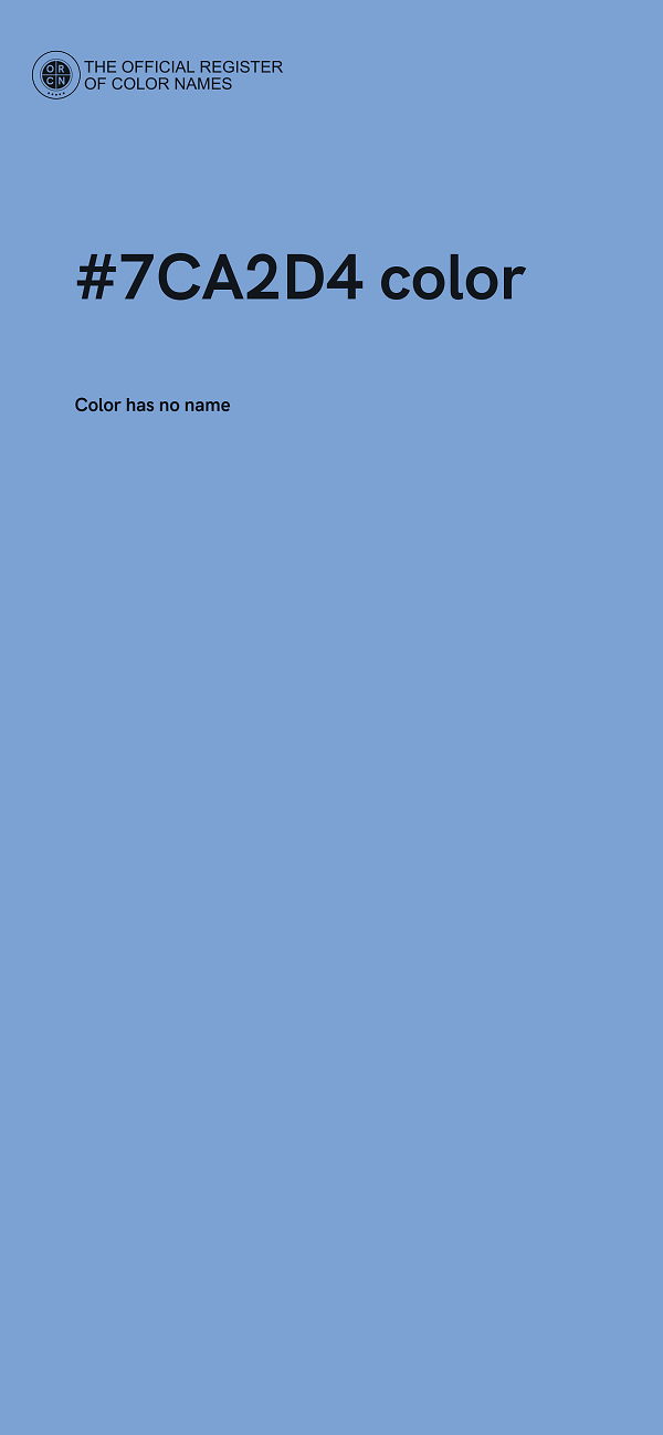 #7CA2D4 color image