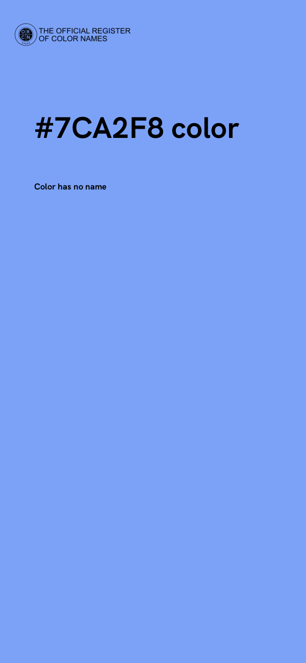 #7CA2F8 color image