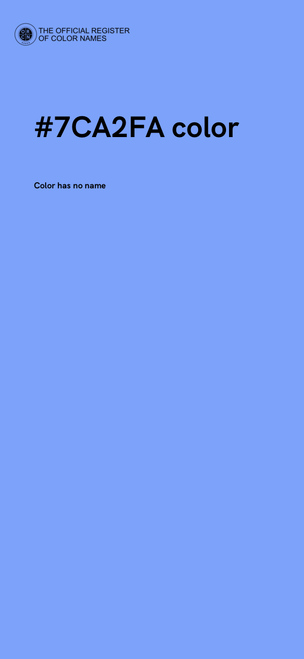#7CA2FA color image
