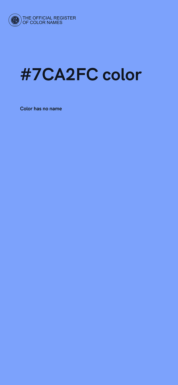 #7CA2FC color image