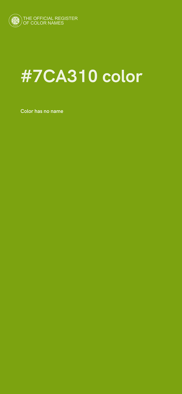 #7CA310 color image