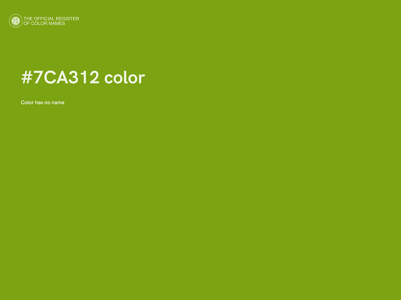 #7CA312 color image