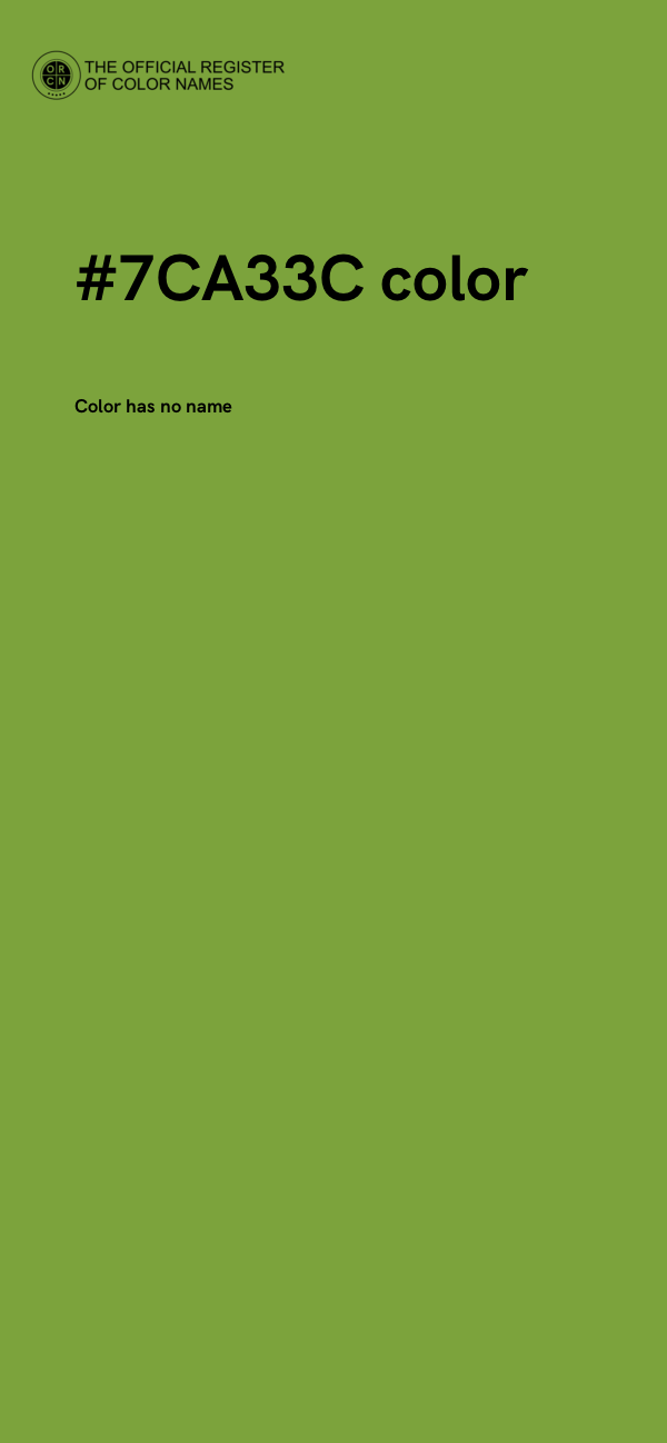 #7CA33C color image