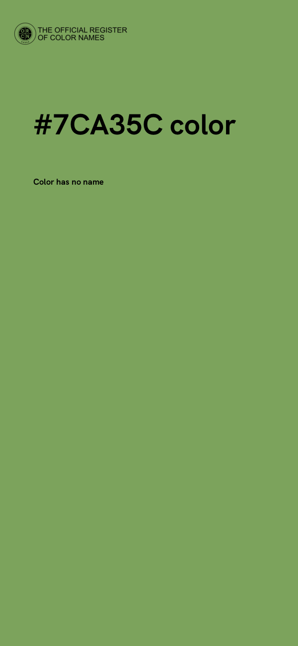 #7CA35C color image