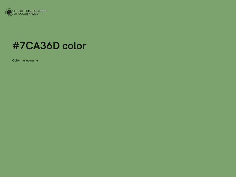 #7CA36D color image