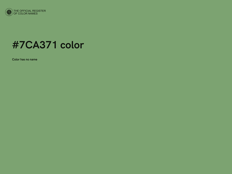 #7CA371 color image