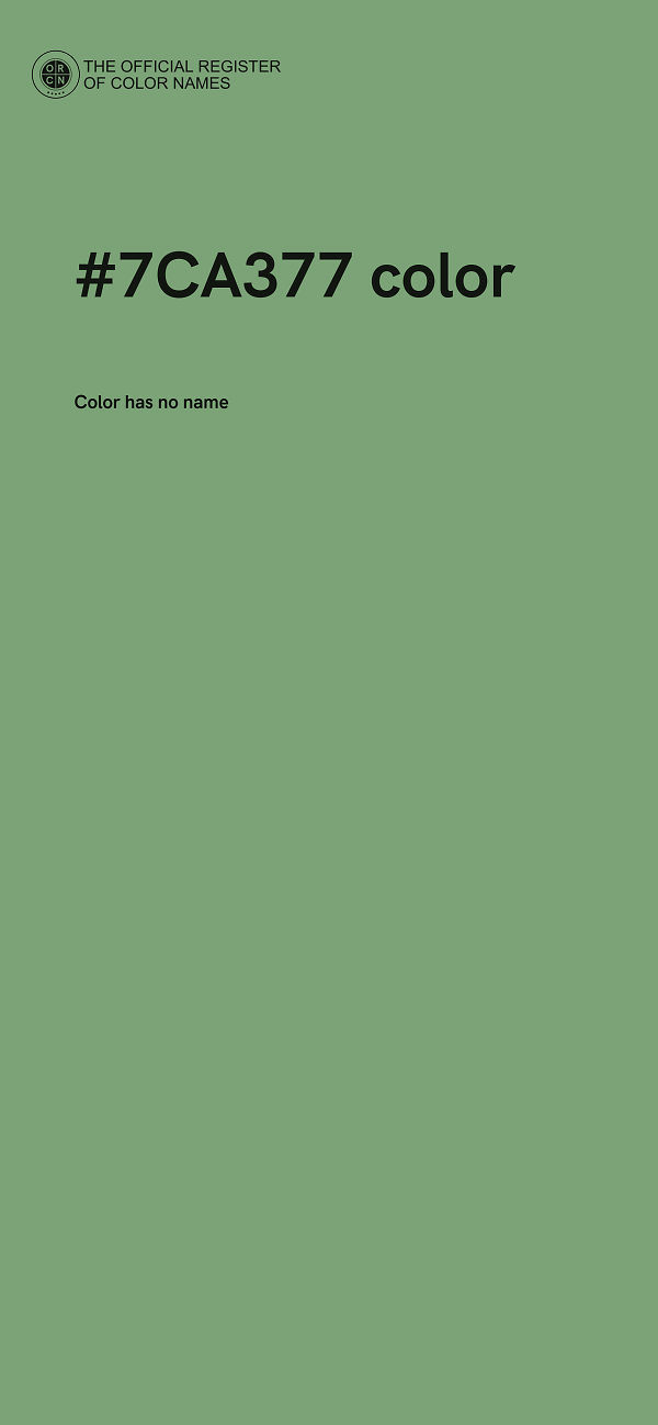 #7CA377 color image