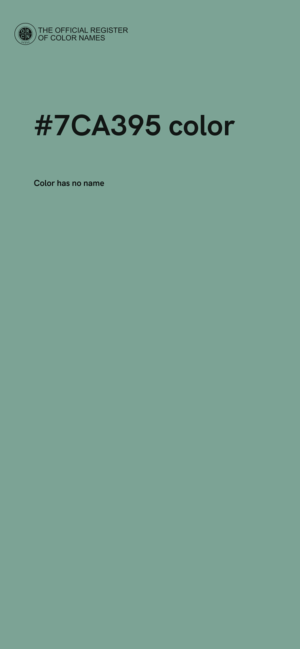 #7CA395 color image