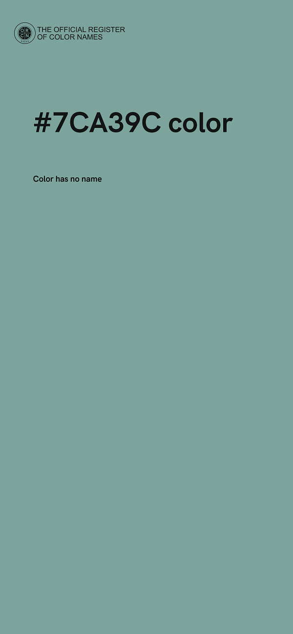 #7CA39C color image