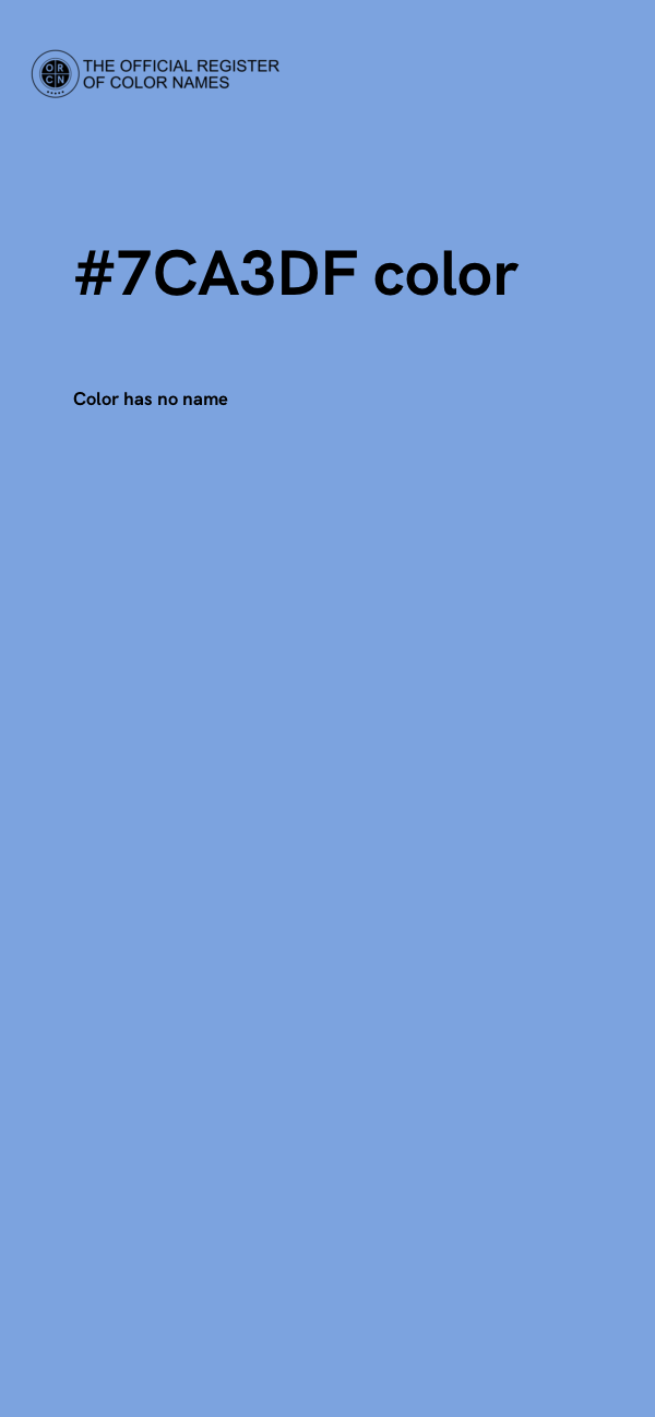 #7CA3DF color image