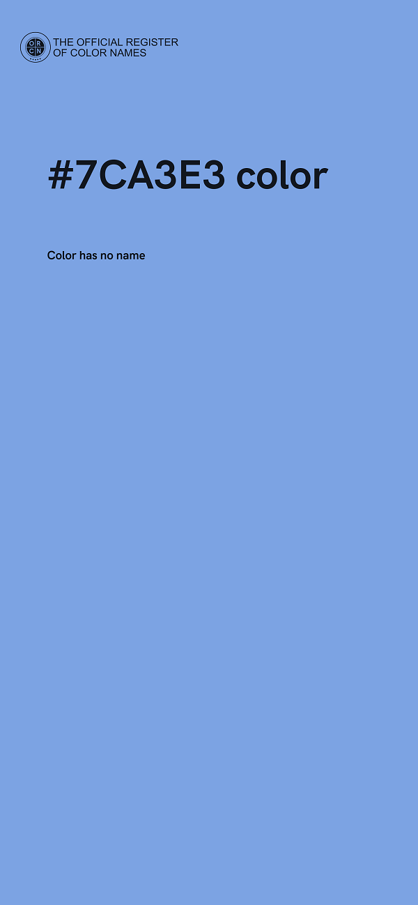 #7CA3E3 color image