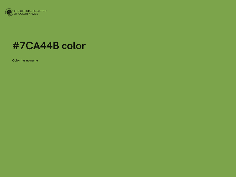 #7CA44B color image