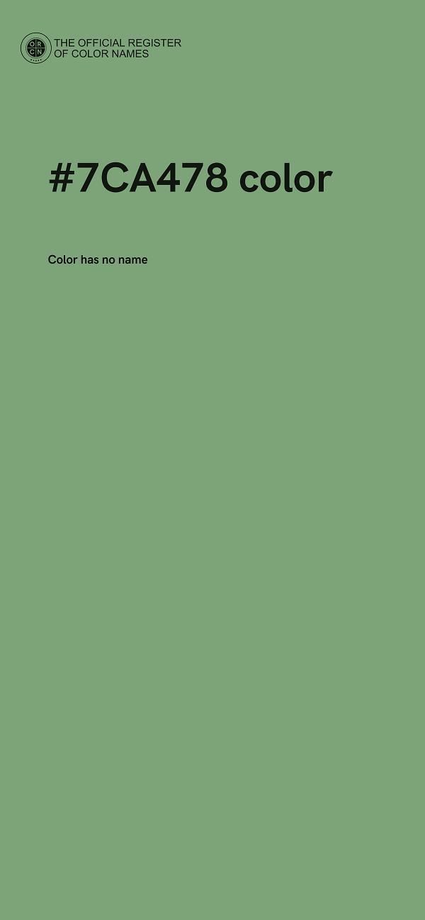 #7CA478 color image