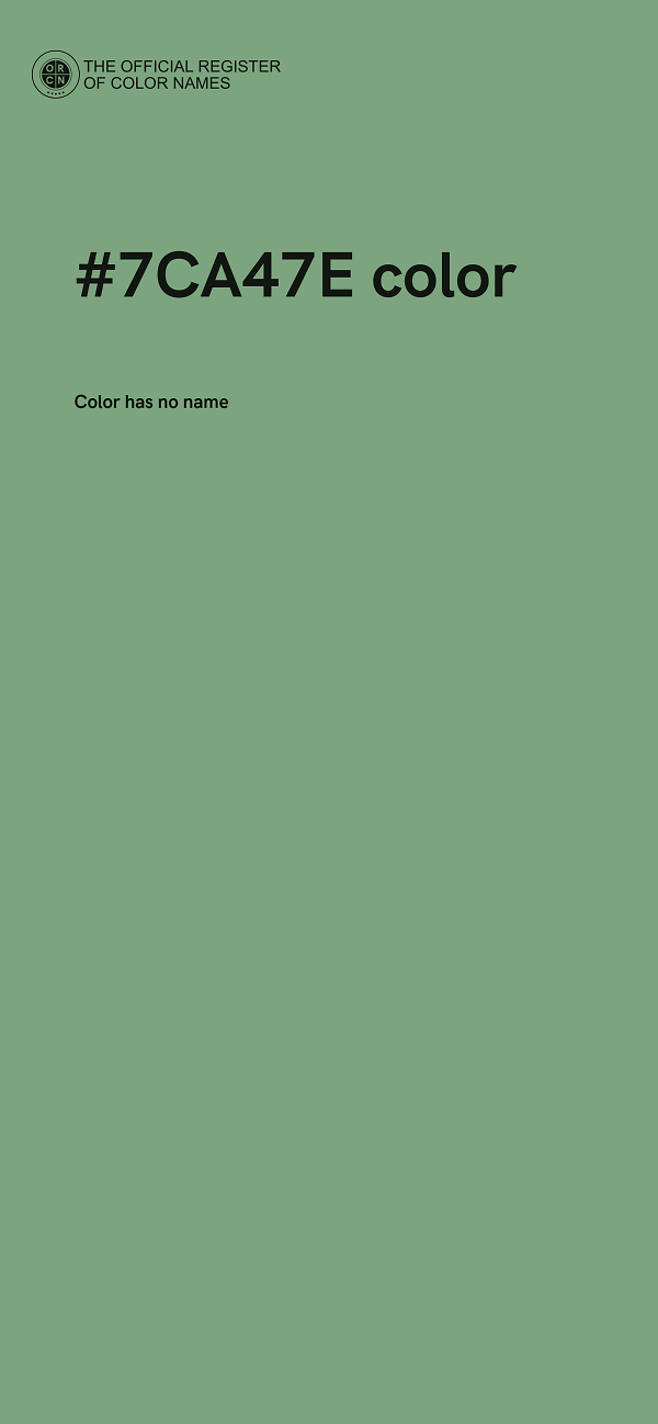 #7CA47E color image