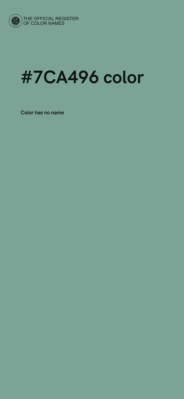 #7CA496 color image