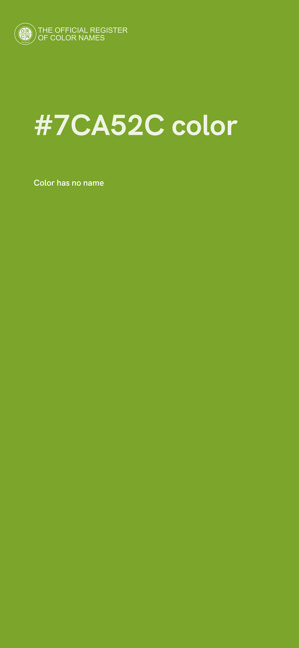 #7CA52C color image