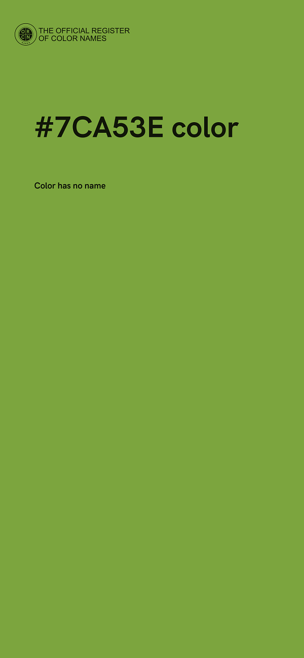#7CA53E color image
