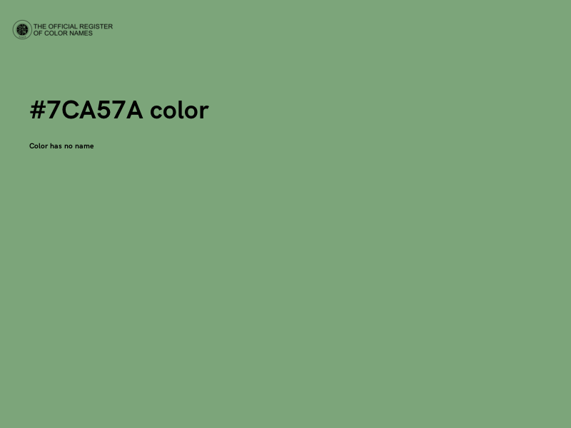 #7CA57A color image