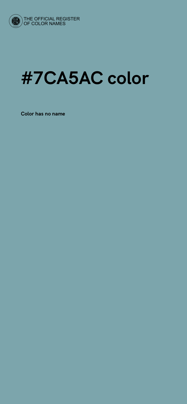 #7CA5AC color image