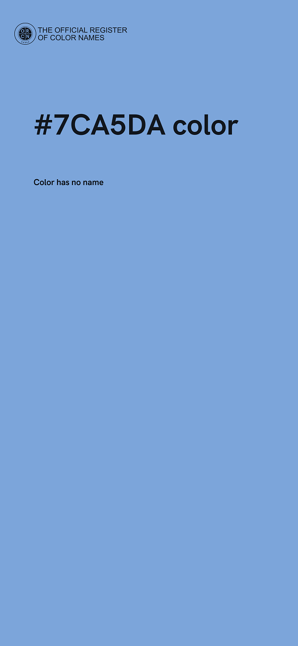 #7CA5DA color image